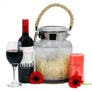 Light the Way Wine Hamper image